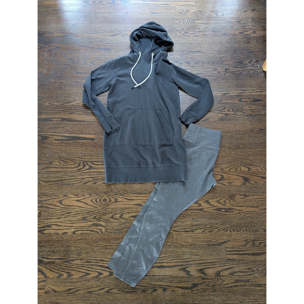 Athleta Sundown Hoodie Dress Sun Salutations Leggings Size XS-S Set Outfit
